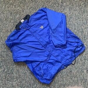 Vintage Rawlings Pepsi Vintage Windbreaker Jacket Royal Blue Zip Up Mens Large